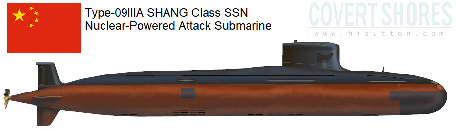 China Type-093 Shang Class Submarine - Covert shores