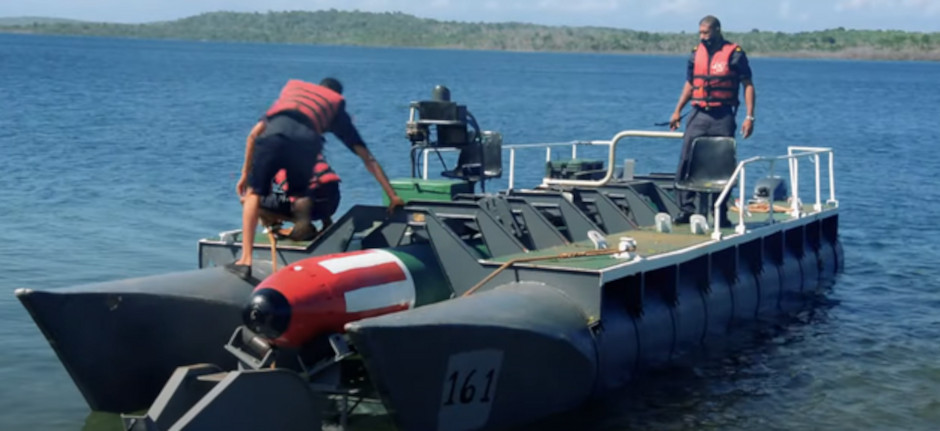 Cuba's Home-Built Torpedo raft