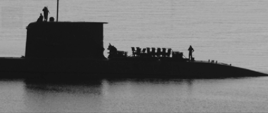 Italian COMSUBIN GOI submarine cradle