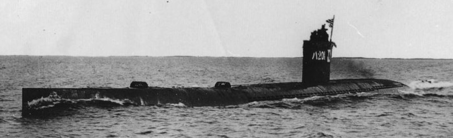 Japanese 波201 (HA201) Sen-Taka-Sho fast attack submarine from World War 2