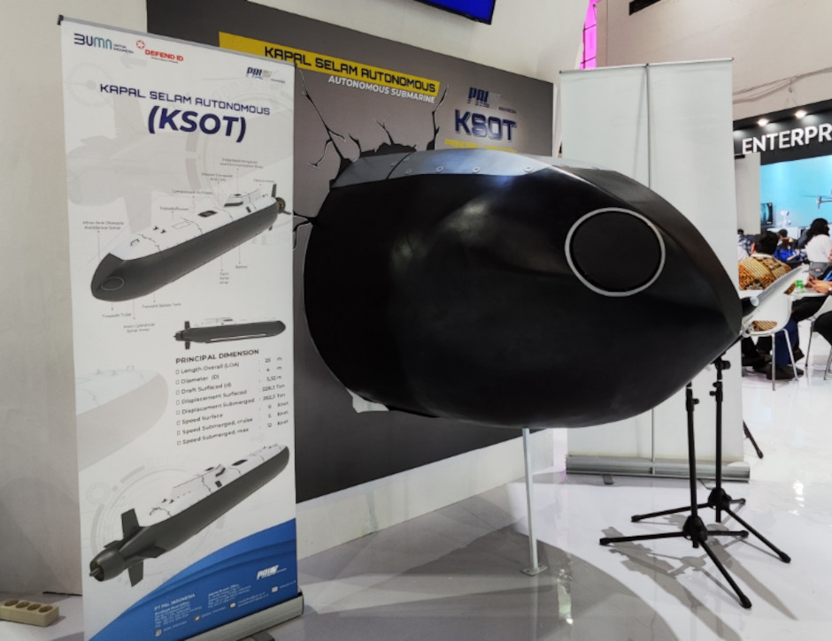 KSOT (Kapal Selam Otonom) underwater drone