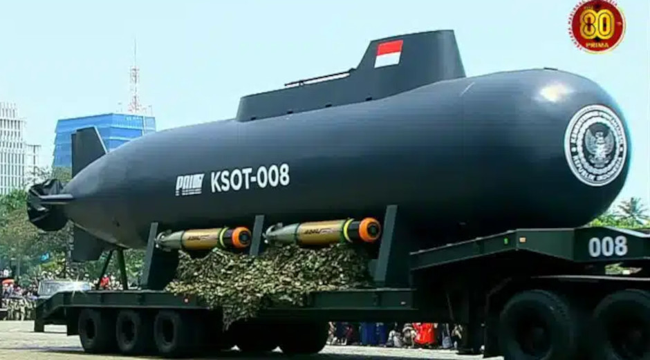 KSOT (Kapal Selam Otonom) underwater drone