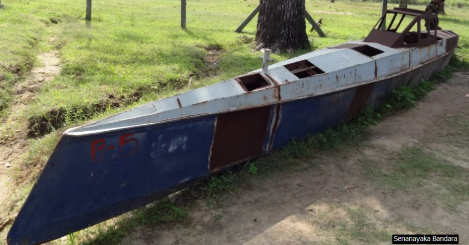 LTTE Tamil Tigers Sea Tigers homemade semi-sub