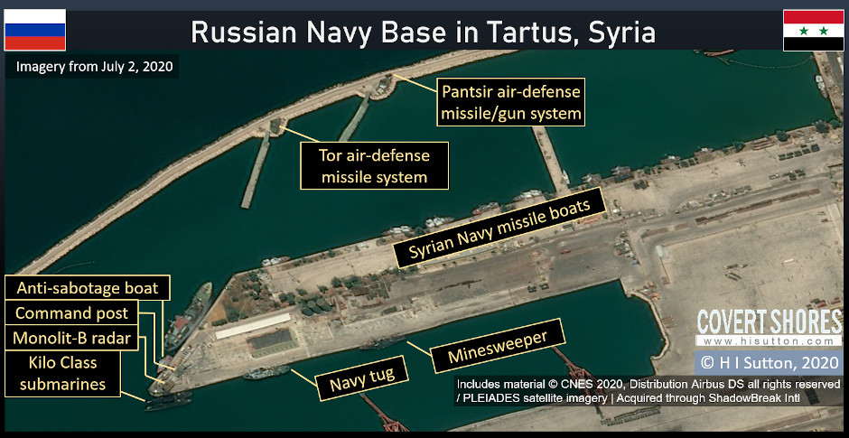 Russian Navy base in Tartus, Syria