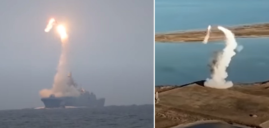 Russian Navy Zircon Missile launch - Covert shores