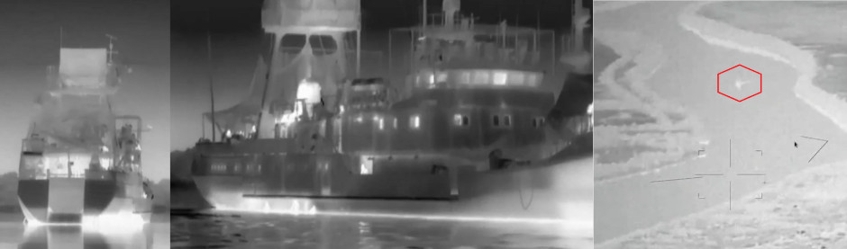Russian surface drone (USV) strikes and sinks Ukrainian Pr.502EM Laguna Class Intelligence ship (AGI) Simferopol