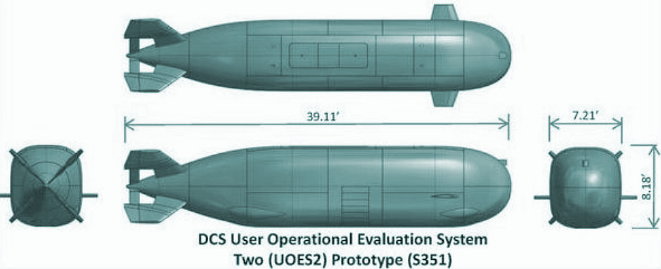 SDV S351 S-351 UOES2 UOES-2 MSUBs Marlin Subs Submergence Group